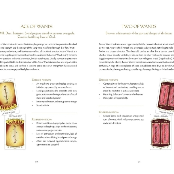 Insight Tarot ✦ Red Feather ✦ Jungian Depth Psychology Divination Deck 78 Cards - Picture 9 of 16